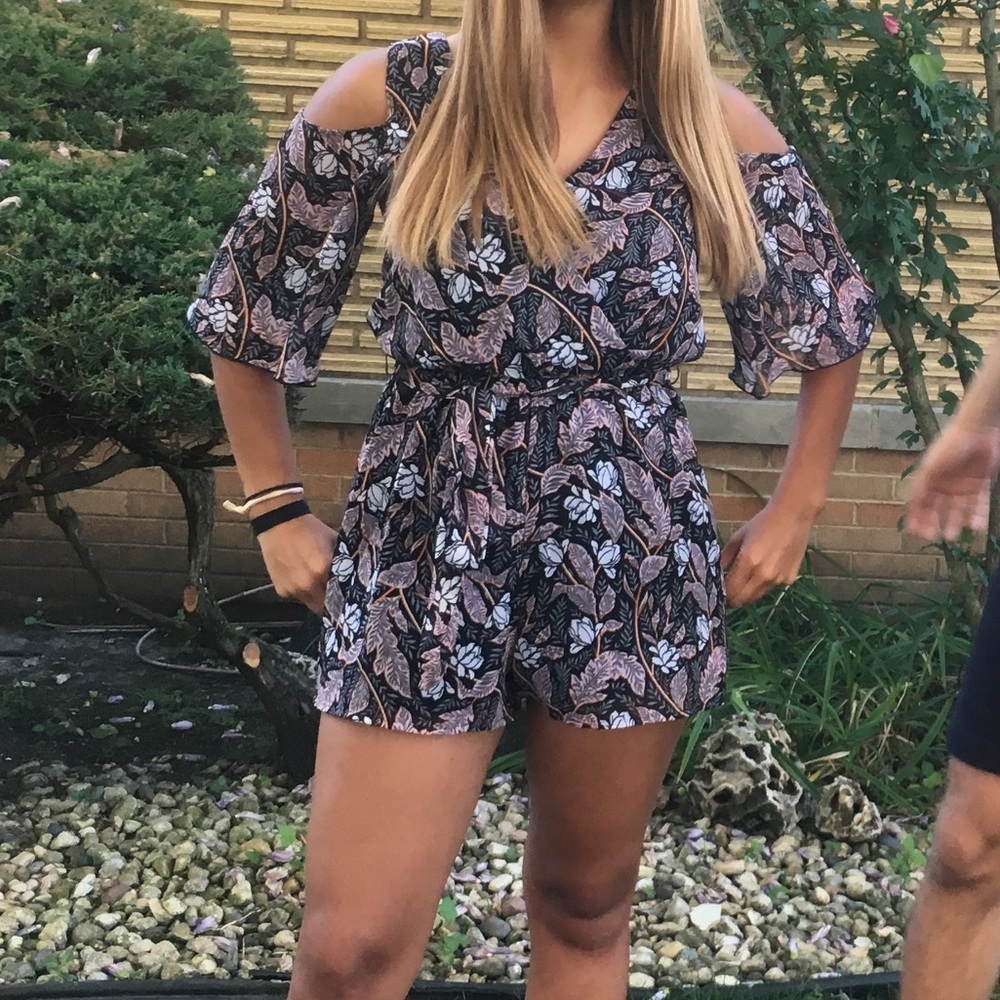 Cold Shoulder Romper